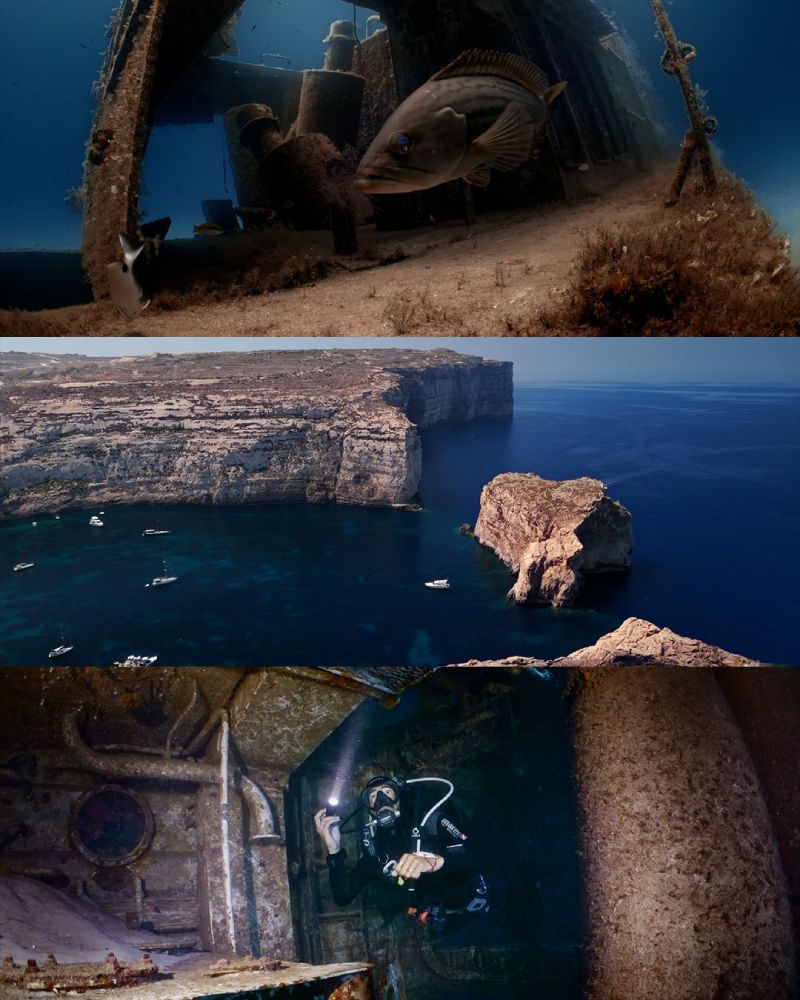 Malta diving activity - 2